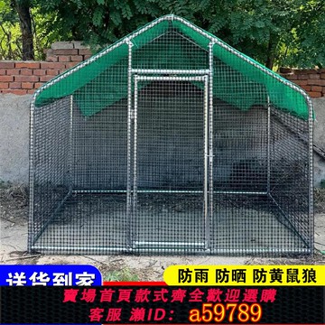 【全網低價 可打統編】家用養殖棚雞鴨鵝籠子戶外大型雞舍養雞籠家禽鴿舍室外孔雀養殖籠