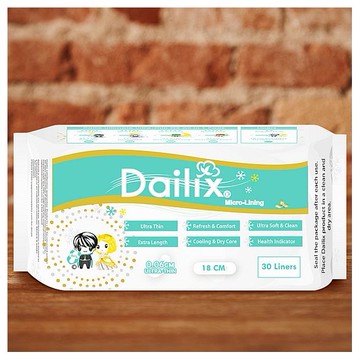 Dailix~每日健康檢查乾爽透氣抑菌護墊(涼感)18cmx30片