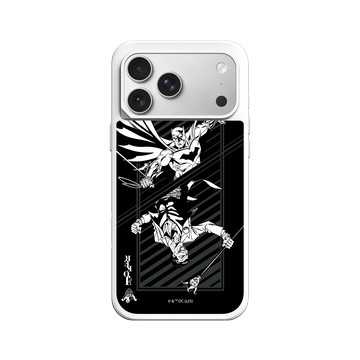 iPhone 17 Pro Max SolidX 白 - Batman 蝙蝠俠 - 小丑與蝙蝠俠撲克牌
