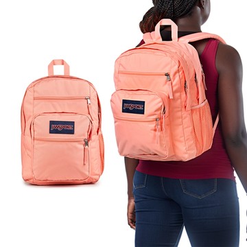 Jansport 後背包 Big Student 蜜桃粉 15吋 筆電包 雙肩包 背包 包包 JS0A47JKKM2