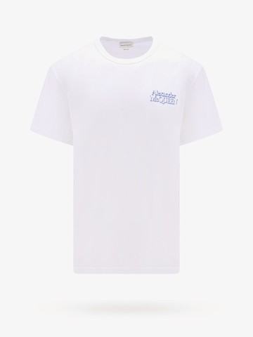 Organic cotton t-shirt with logo - ALEXANDER MCQUEEN - gender_Man