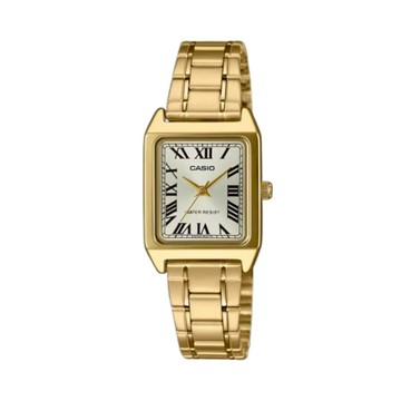CASIO  卡西歐 LTP-V007G-9B 韓風潮流 金色小方錶(精緻輕巧 錶徑約2.2公分)