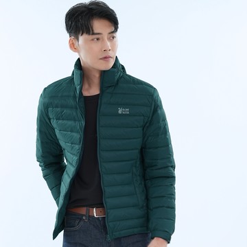 遊遍天下男款極暖防風防潑水保暖羽絨外套 GJ22043 / 墨綠 (M-5L)