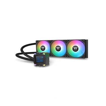 Thermaltake LA360-S ARGB Sync一體式水冷散熱器 36公分 2500RPM 風扇串聯設計 段碼液晶顯示器