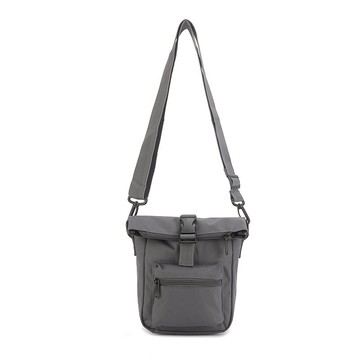 【MQ】立體蓋袋側背包 灰色