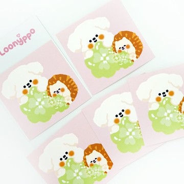 四葉幸運草可重複撕貼大貼紙