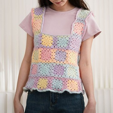 純手工鉤織背心上衣512245