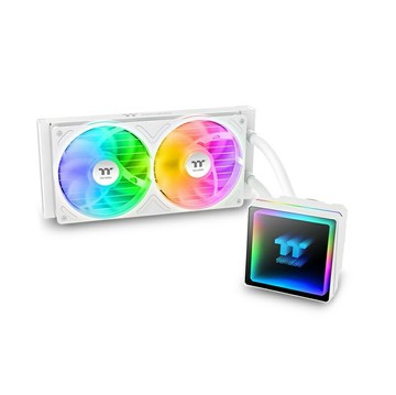 Thermaltake 曜越 TH240 V3 ARGB 一體式水冷散熱器 黑色/白色