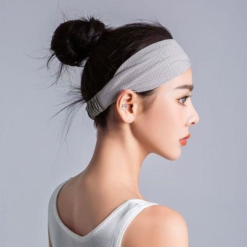 【台灣出貨】夏季運動速幹髮帶健身頭繩透氣吸汗女士跑步瑜伽導漢束髮帶額頭吸汗髮帶  吸汗頭巾 運動髮帶 瑜珈髮帶