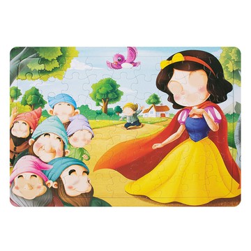 🌈DIY 兒童拼圖63片紙質拼板 嬰幼寶寶早教益智力玩具動畫卡通拼圖玩具