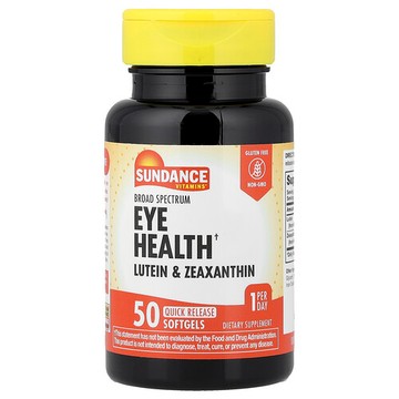 Sundance Vitamins, 眼睛健康，葉黃素和玉米黃質，50 粒速釋軟膠囊