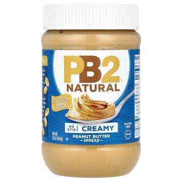 PB2 Foods, 天然花生塗抹醬，奶油味，16 盎司（454 克）