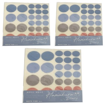 德德小品集 電影札記和紙貼紙3件組 90 x 78mm  海街日記  3張  3組