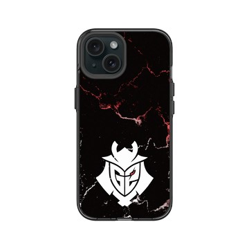 iPhone 15 Clear 酷墨灰 - G2 Esports - G2 Logo Marble