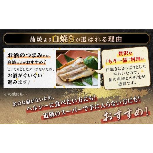 ふるさと納税 鹿児島県 大崎町 鹿児島県産うなぎカット白焼き6袋 計300g以上（パック個包装）