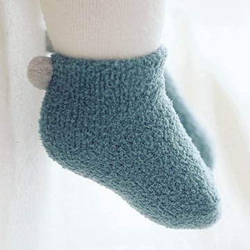 Happy Prince 韓國製 Rumishu毛茸茸嬰童襪 - 粉 M