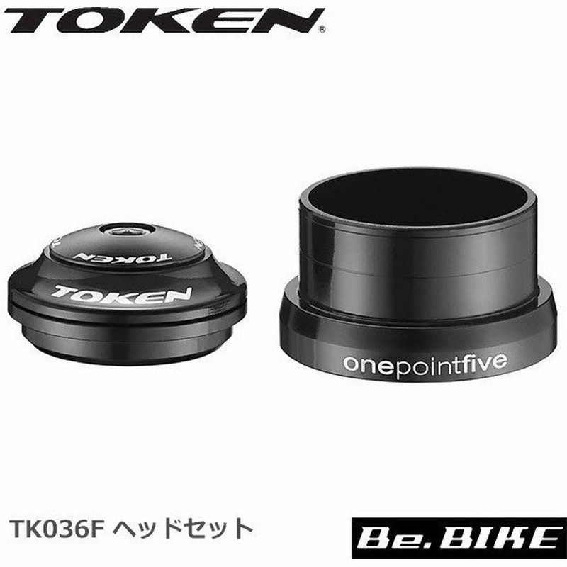 TOKEN TK036F ヘッドセット 1-1/8+1.5テーパー 自転車 ヘッドパーツ 