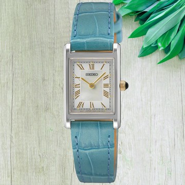 SEIKO 精工 CS系列 優雅方形腕錶 29mm (4N30-00H0B/SWR101P1)