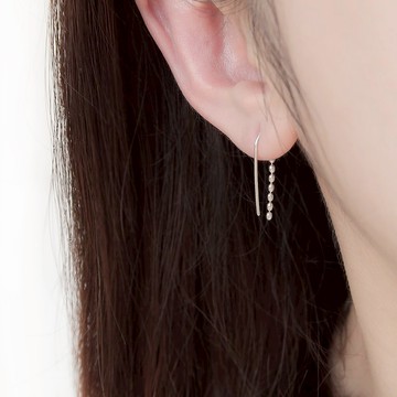 925純銀 光點 耳飾 耳環 一對 免費送禮包裝