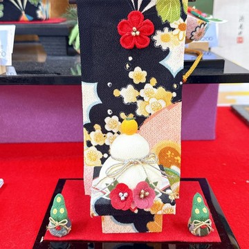 【預購】京都手作擺飾－和心鏡餅 幾帳組(11-252)