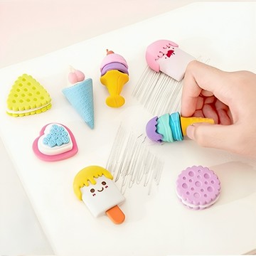 Baby童衣 兒童造型橡皮擦 小一新生必備文具用品 3D立體橡皮擦 生日文具小物 可愛兒童節禮物 11840