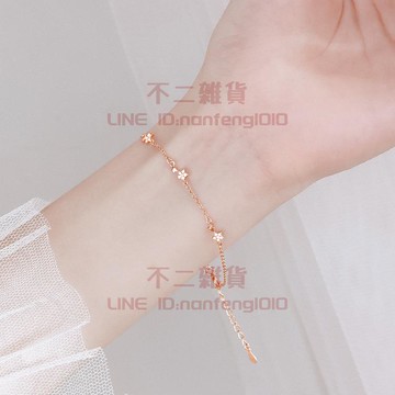 個性星星手鏈女 ins風小眾設計女 電鍍S925純銀手鏈 閨蜜女款韓版簡約個性【不二雜貨】