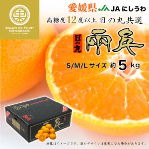 [予約 2023年12月1日-30日の納品] 日の丸千両 約5kg SML 日の丸みかん 高糖度 愛媛県産 JAにしうわ 日の丸共選