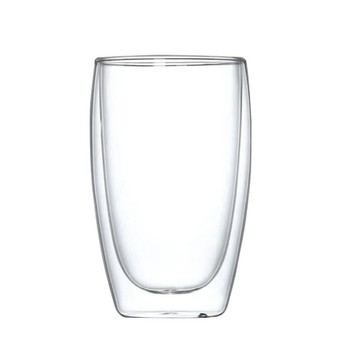 雙層玻璃杯 雙層隔熱杯 雙層玻璃杯 辦公杯 玻璃咖啡杯 玻璃杯 茶杯 水杯 防燙杯 雙層杯 蛋型杯 450ml 190-DG450