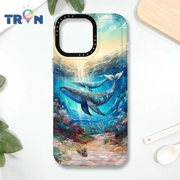 TRON IPHONE 16 PRO MAX 大海土豪鯨魚系列 MAGSAFE 磁吸 防摔 太空殼 透黑 手機殼