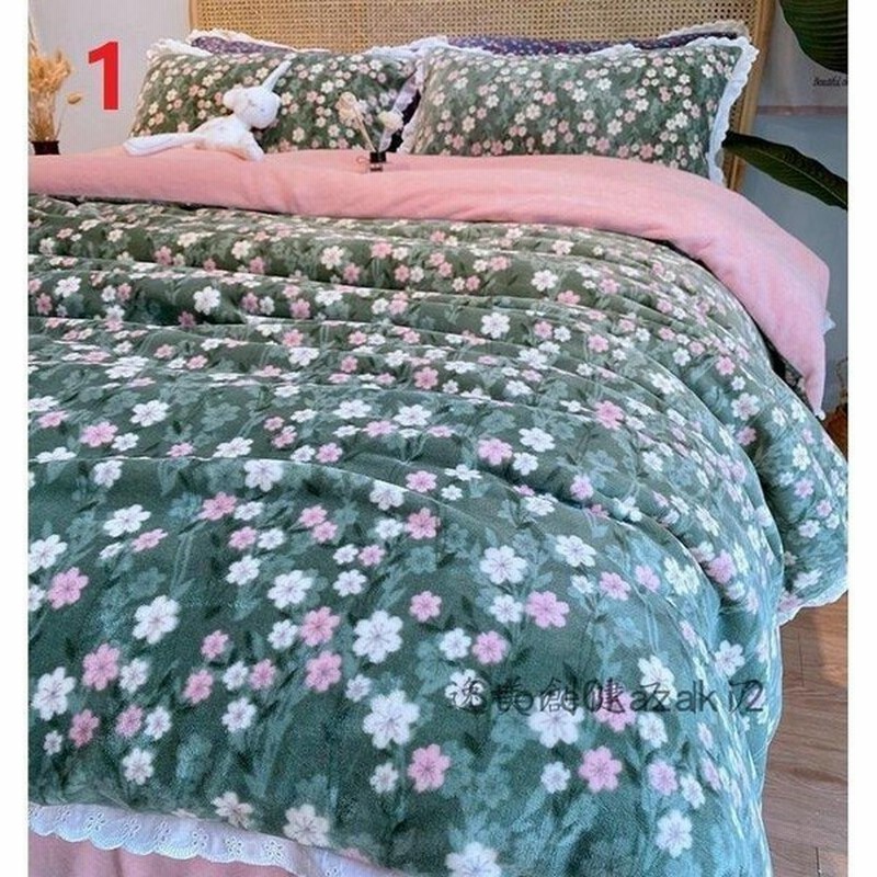 4点セット ベッドカバー セット 枕カバー ギフト 寝具セット 秋冬 寒さ対策 可愛い 布団カバー 布団カバーセット おしゃれ シンプル 敷布団用 ベッド用 通販 Lineポイント最大get Lineショッピング