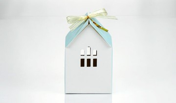 〔零售〕房屋盒１號-藍色/100個