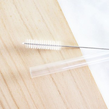 環保玻璃粗吸管組 含吸管刷/束口袋