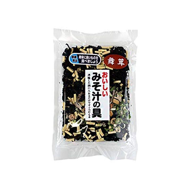 おいしいみそ汁の具 80g (舞茸入り)味噌汁の具 汁物料理の具(熱湯で簡単調理)ミソ汁の具 即席味噌汁(ネギ 巻ふ 凍み豆腐 わかめ)(み