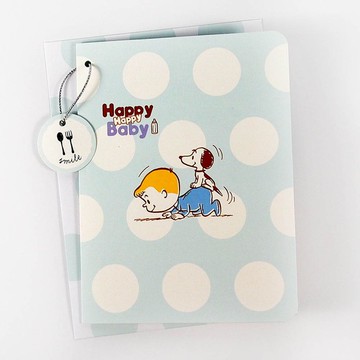 Snoopy 祝福給小男孩寶寶【Hallmark 立體卡片 寶貝賀喜】