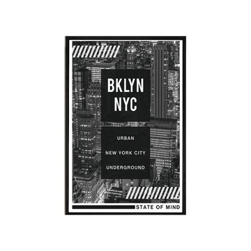 TROMSO 北歐生活版畫有框畫-紐約摩登WA209(40x60cm)