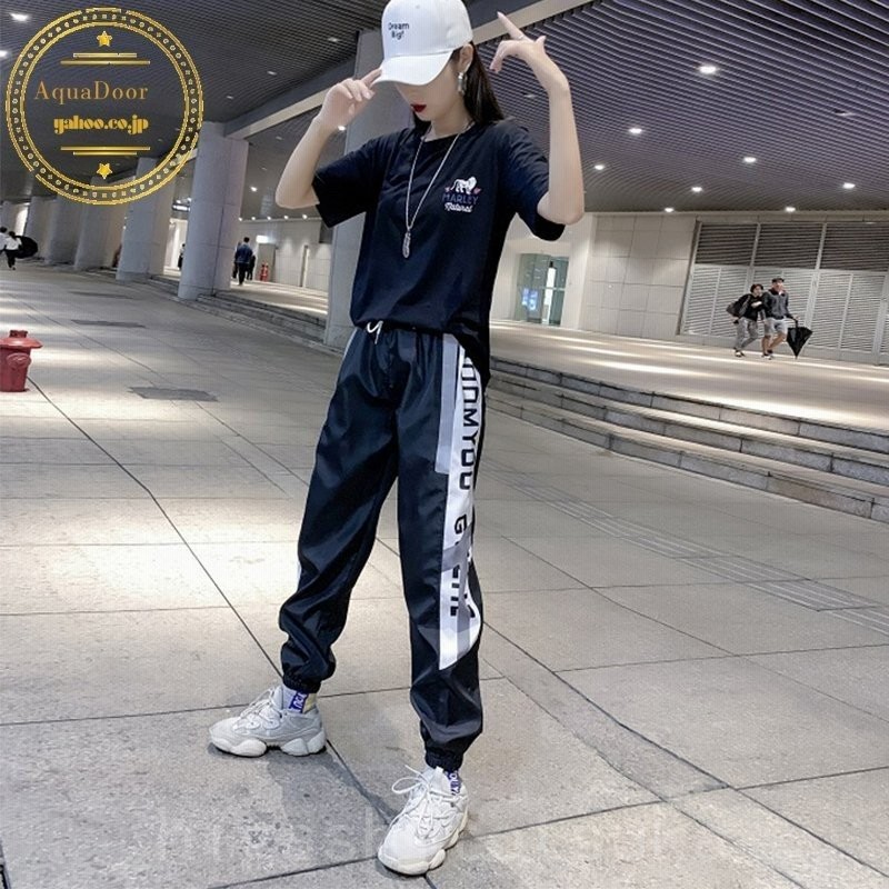セットアップ レディース トップス パンツ ストリート系 原宿 ダンス衣装 スポーツスーツ ヒップホップ 韓国ファッション jazz ジャズダンス  演出服 通販 LINEポイント最大0.5%GET | LINEショッピング