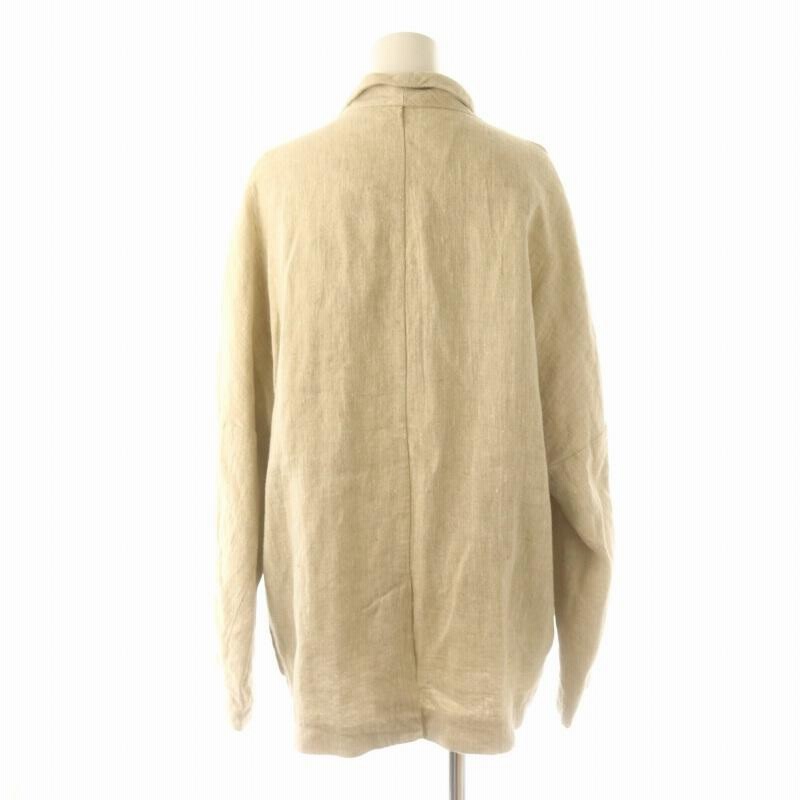 ザラ ZARA ジャケット ダブル ショールカラー 背抜き センター