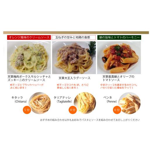 ふるさと納税 熊本県 上天草市 銀座ポルトファーロ 星合シェフの生パスタ＆パスタソースセット「天草紀行」