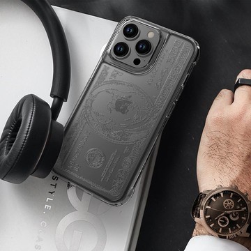 LINKASEAIR 防摔抗菌蝕刻玻璃殼 iPhone13 Pro Max 6.7吋 美金