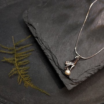 珍珠項鍊-設計款-拾起你的淚珠