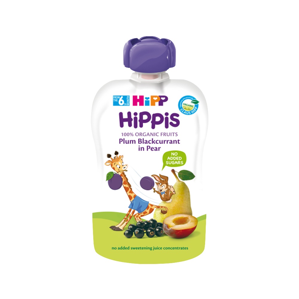 HIPP 喜寶 有機水果趣-黑棗黑醋栗100g