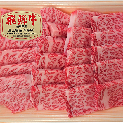 飛騨牛もも焼肉用400g（5等級・冷凍）