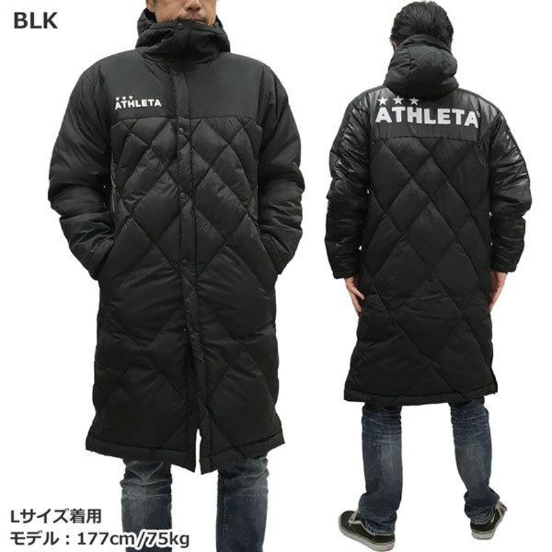 BLITZ ブリッツ No.13835 ミズノ ミドル丈ベンチコート WHITE×BLACK M