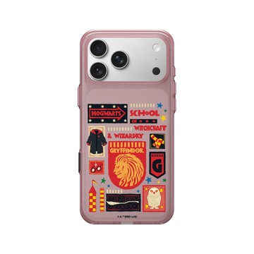 iPhone 17 Pro Max Clear (相機按鈕) 晶醺玫 - 哈利波特 Harry Potter - 哈利波特-葛萊分多學院學生