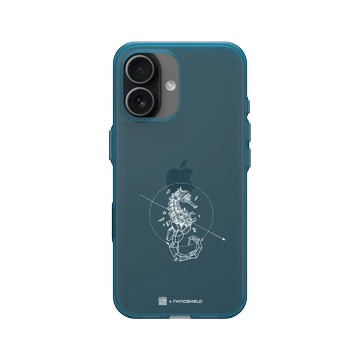 iPhone 17 Clear (相機按鈕) 夜幕藍 - Kerby Rosanes - 海馬 - 白