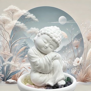 水晶擴香 五行水晶礦石淨念吉祥之大覺水晶套組 開運能量水晶