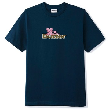 BUTTER GOODS BG251A12229 RAT LOGO TEE 短T (深藍色)