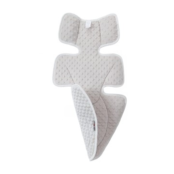 JOOLIO B&S 冬夏兩用坐墊，聚酯纖維材質  79 x 40cm  White