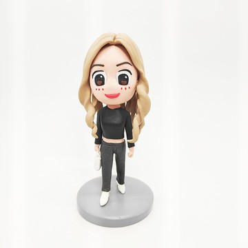 【來圖定制】手作客制3D肖像人像藝術娃娃女朋友生日週年紀念禮物