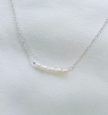 手作天然珍珠純銀項鍊